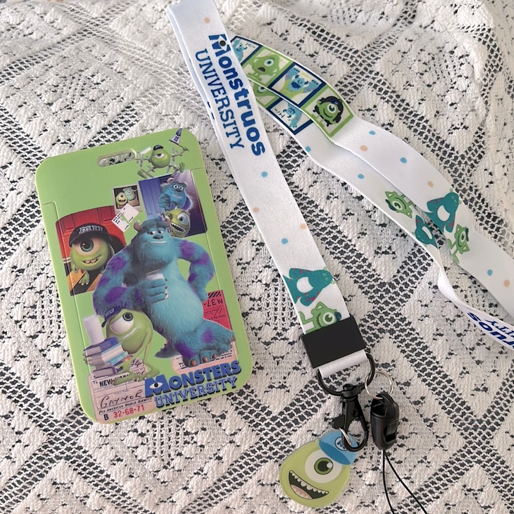 “Monsters University” Disney Inspired Lanyard